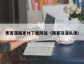 泽州黑客漫画素材下载网站（黑客动漫头像）
